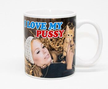 I Love My Pussy Mug by Dean Morris