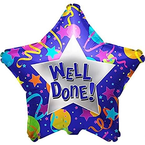 18" Foil Well Done Balloon