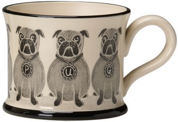 Pug Mug by Moorland Pottery
