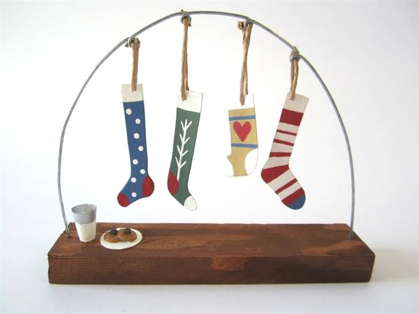 Four Hanging Stockings