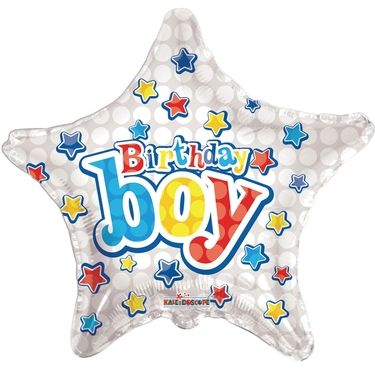 Birthday Boy Star Balloon