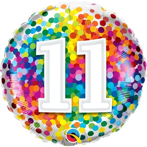 Confetti 11 Balloon