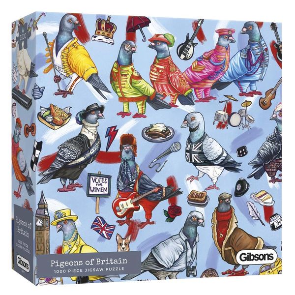 Pigeons of Britain 1000 Pc
