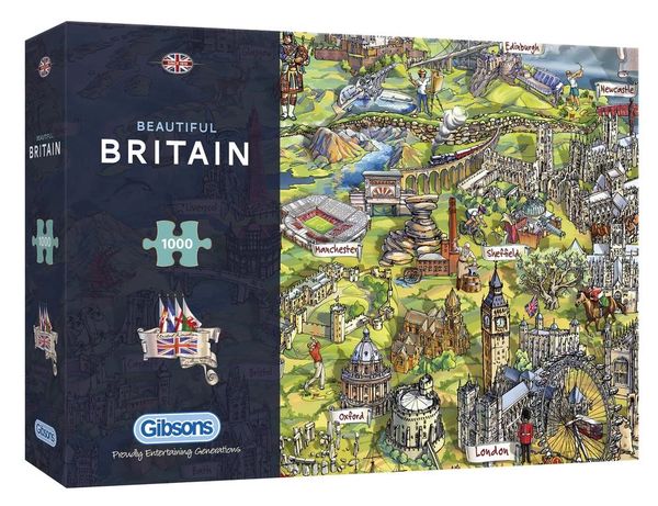 Beautiful Britain 1000 pieces