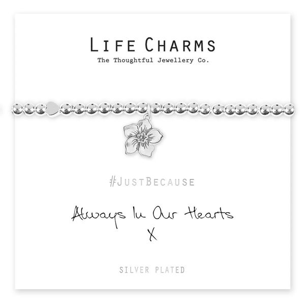 Always in our Hearts Life Charm