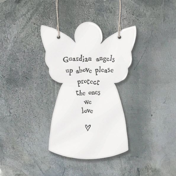 Porcelain angel-Guardian angels... protect the ones we love