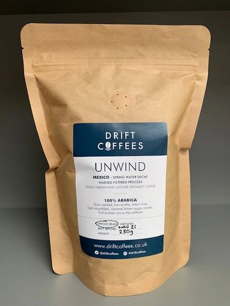 UNWIND - Decaf Ground Coffee from Drift Coffees