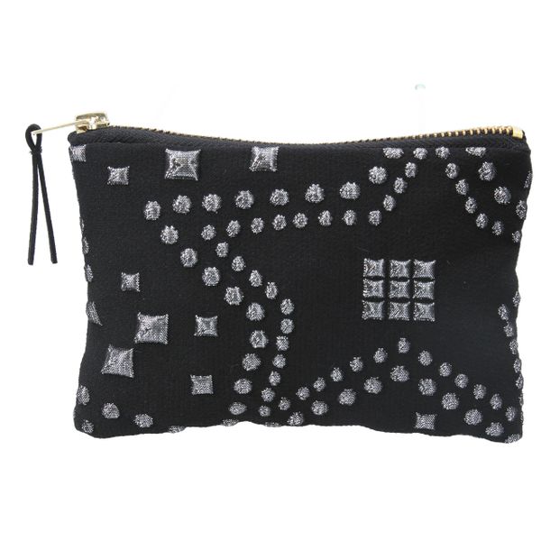 Jacquard Purse 17cm - Silver Star