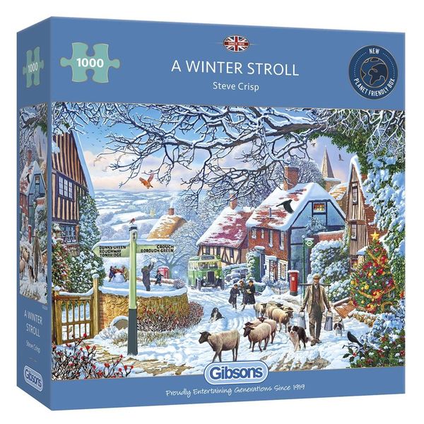 A winter Stroll 1000pcs Puzzle