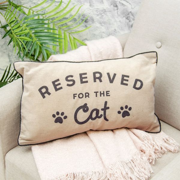 RESERVED FOR THE CAT CUSHION