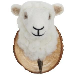 Felt Sheep Trophy Head