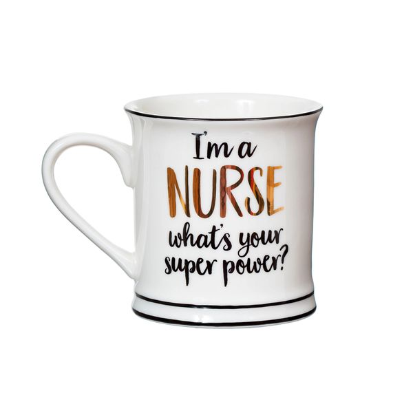 I'M A NURSE WHAT'S YOUR SUPER POWER MUG (boxed)