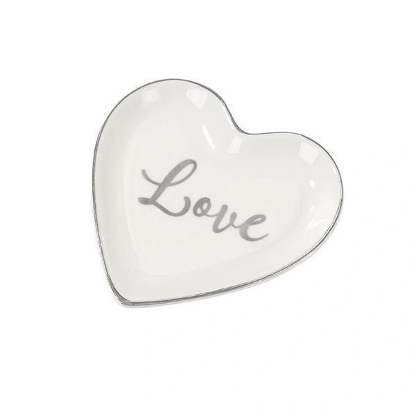 Love Heart Ceramic Ring Dish