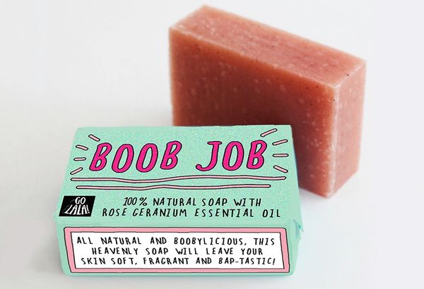 Boob Job - Rose Geranium Soap Bar
