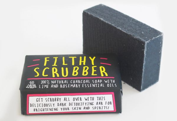 Filthy Scrubber - Charcoal, Lime & Rosemary Soap Bar