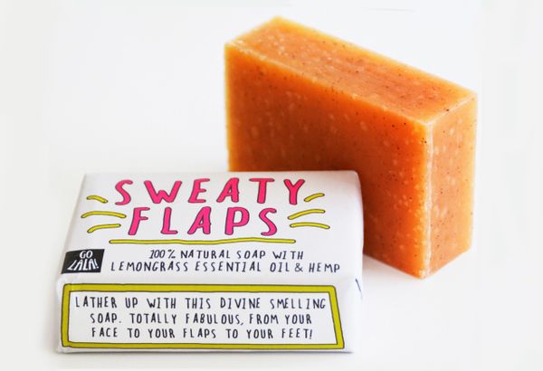 Sweaty Flaps - Lemongrass & Hemp Soap Bar