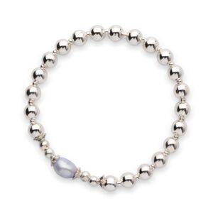 Blue pearl bracelet