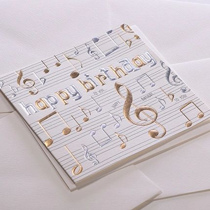 Birthday Musical Notes Q1254