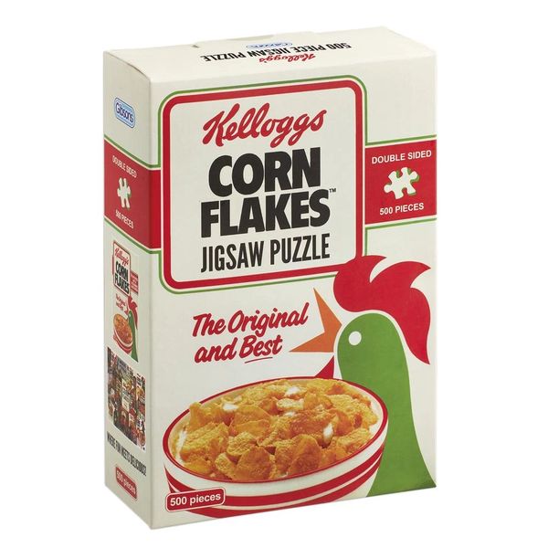 Kellogg's Vintage Cornflakes Box 500pc Puzzle (double sided)