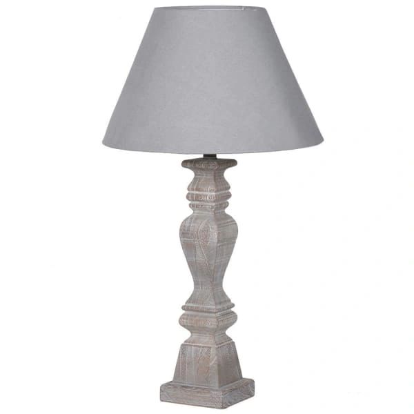 Pale Wash Table Lamp with Shade