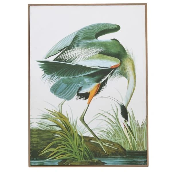 Green Tropical Crane Picture - Click & Collect Only