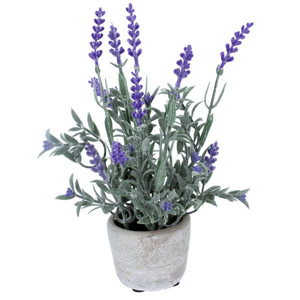 Faux Lavender Pot