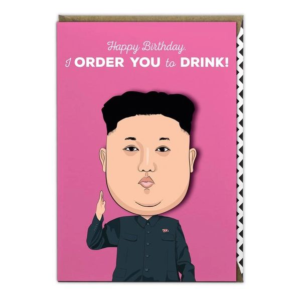 I Order You to Drink 3D Card ff021
