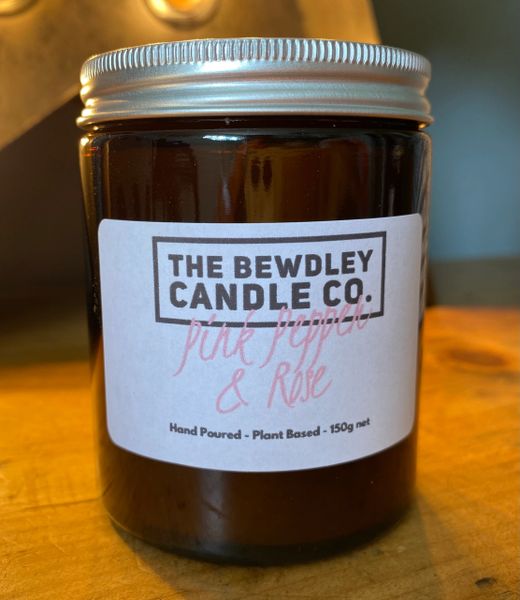 Pink Pepper & Rose Candle 150g net