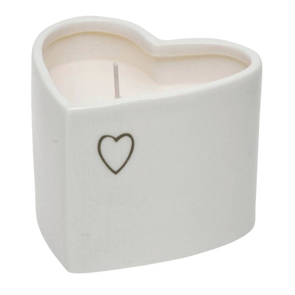 Evie Heart Shaped Candle Pot