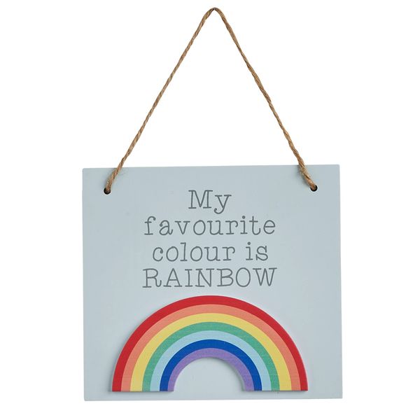Fave Colour Rainbow Sign