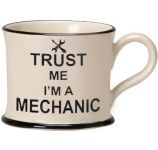 Trust Me I'm a Mechanic by Moorland Pottery