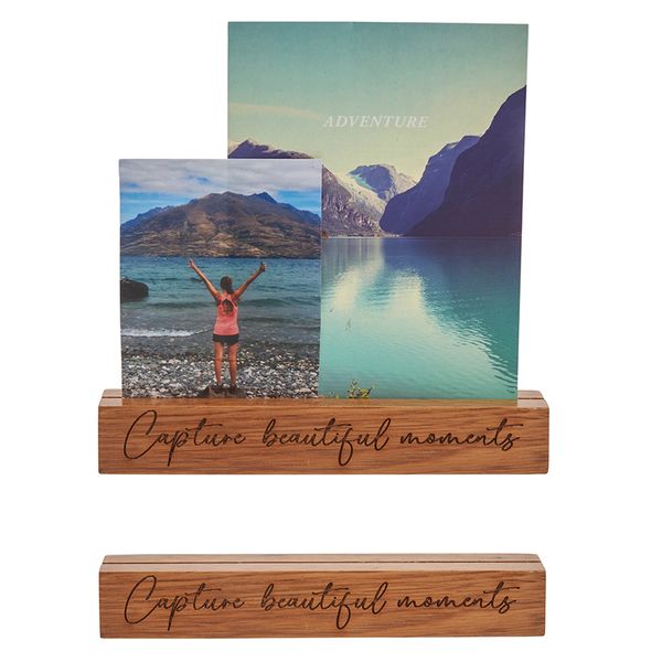 Photo holder block - 'Capture beautiful moments'