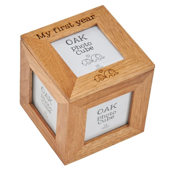 Oak 'My first year' photo cube