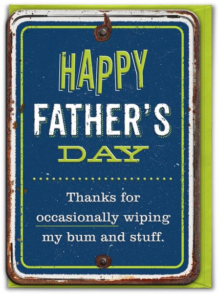 Happy Father'd Day - Wiping Bun & Stuff gt024