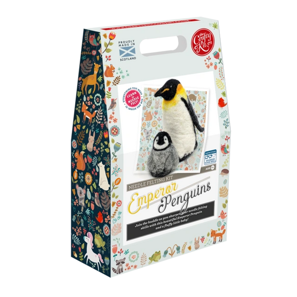 SPECIAL PRICE Emperor Penguins Needle Felting Kit