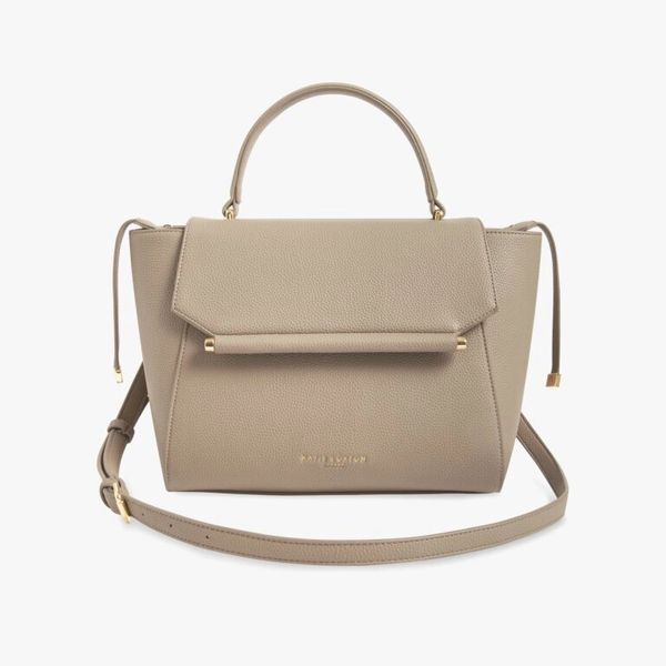 AVA TOP HANDLE BAG | TAUPE