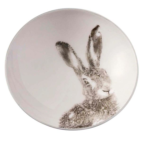 Large Hare Enamel Bowl