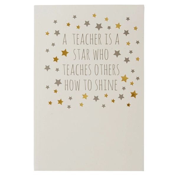 Teacher notepad "A Teacher is a star...."