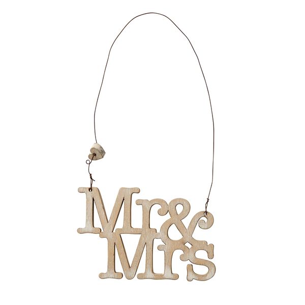 Mr & Mrs Lazer Cut Sign