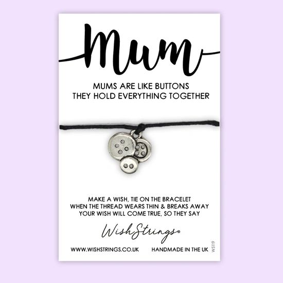 Mum Buttons - Wishstring