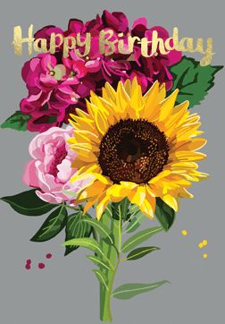 Happy Birthday Sunflower ff02