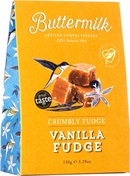 BUTTERMILK CRUMBLY VANILLA FUDGE 150G