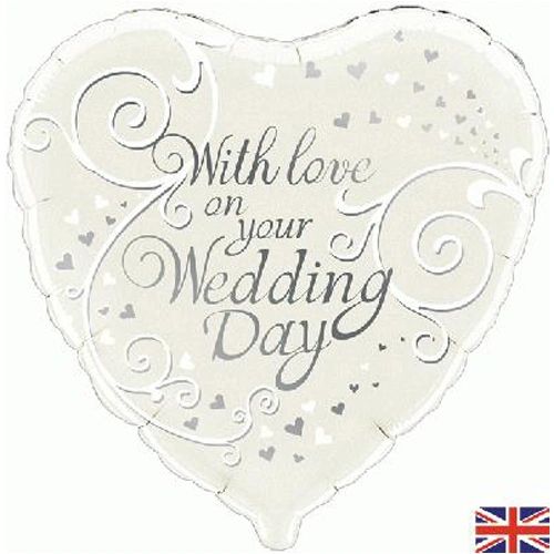 Wedding Day Love Heart Balloon