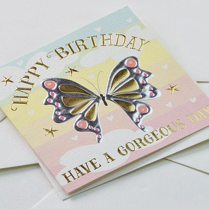 Birthday Butterfly q1193