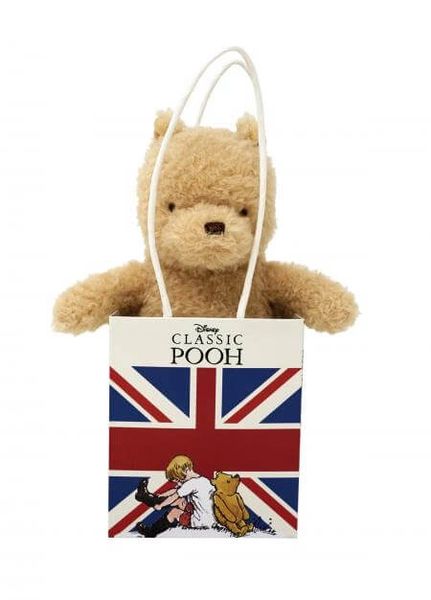 Classic Winnie The Pooh in Union Jack Bag