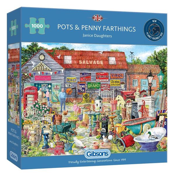Pots & Penny Farthings 1000pcs