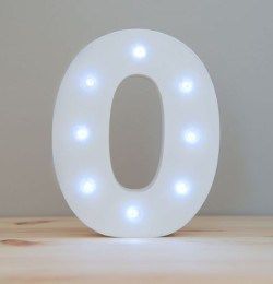 LIGHT UP NUMBER – 0