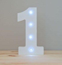 LIGHT UP NUMBER – 1