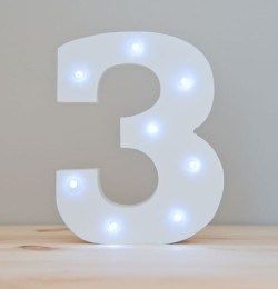 LIGHT UP NUMBER – 3