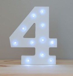 LIGHT UP NUMBER – 4